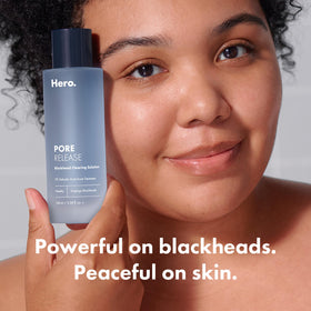HERO COSMETICS Pore Release Blackhead Clearing Solution back view