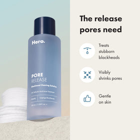 HERO COSMETICS Pore Release Blackhead Clearing Solution side view