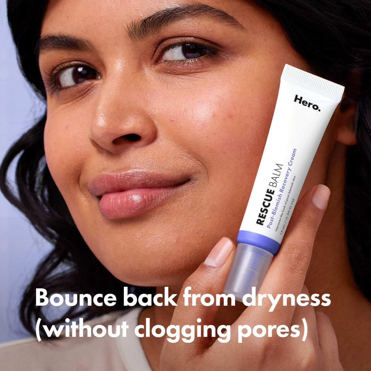 HERO COSMETICS Rescue Balm 15mL application on skin