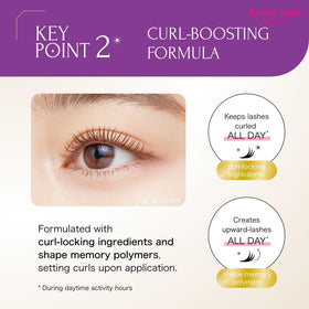 Heroine Make mascara applied on lashes