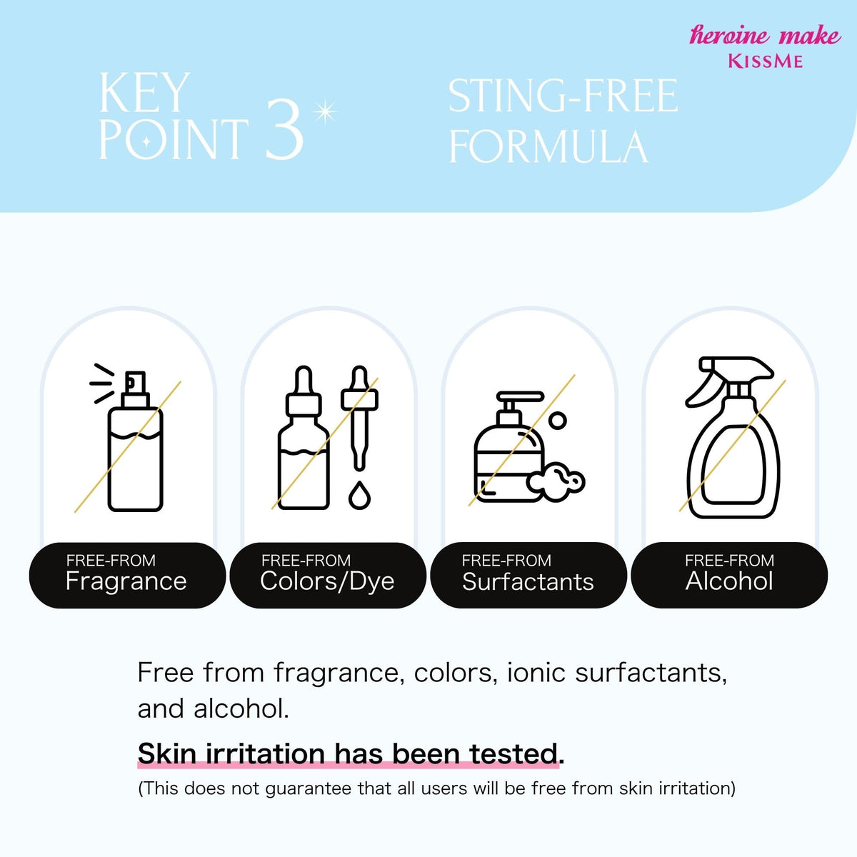 Heroine Make Mascara Remover Wand travel size packaging