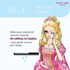 Heroine Make Mascara Remover with lash-conditioning ingredient list