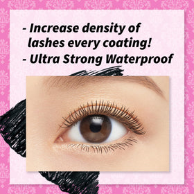 Heroine Make Volume & Curl Mascara Black with eye makeup