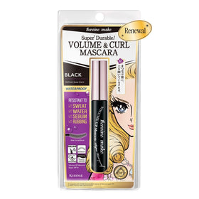 Heroine Make Volume & Curl Mascara front view with black packaging