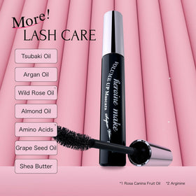 Heroine Make Volume & Curl Mascara with a natural lash look