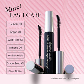 Heroine Make Waterproof Mascara New Black texture on hand