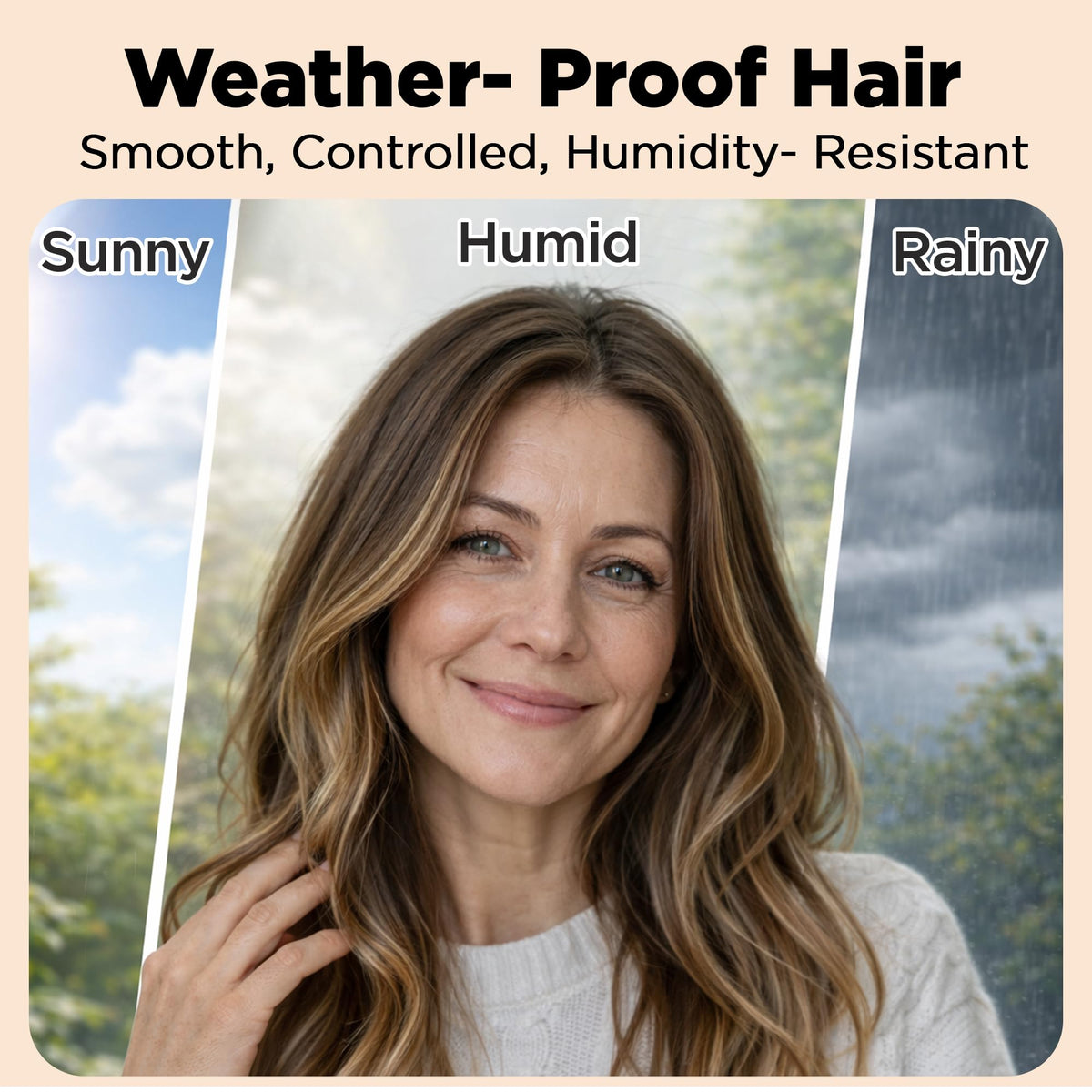 HerStyler Argan Oil Hair Serum texture on hand
