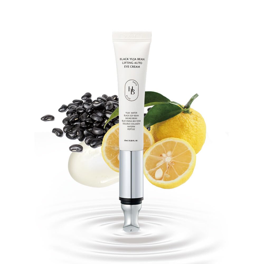 HEVEBLUE Black Yuja Bean Lifting Eye Cream front view