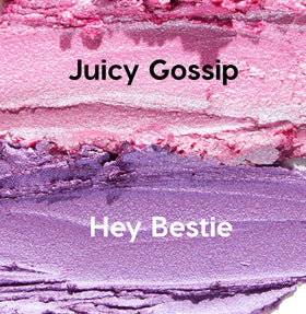 Hey Bestie metallic cool lavender eyeshadow stick close-up