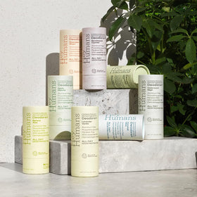 HEY HUMANS Charcoal Lime Deodorant packaging and label