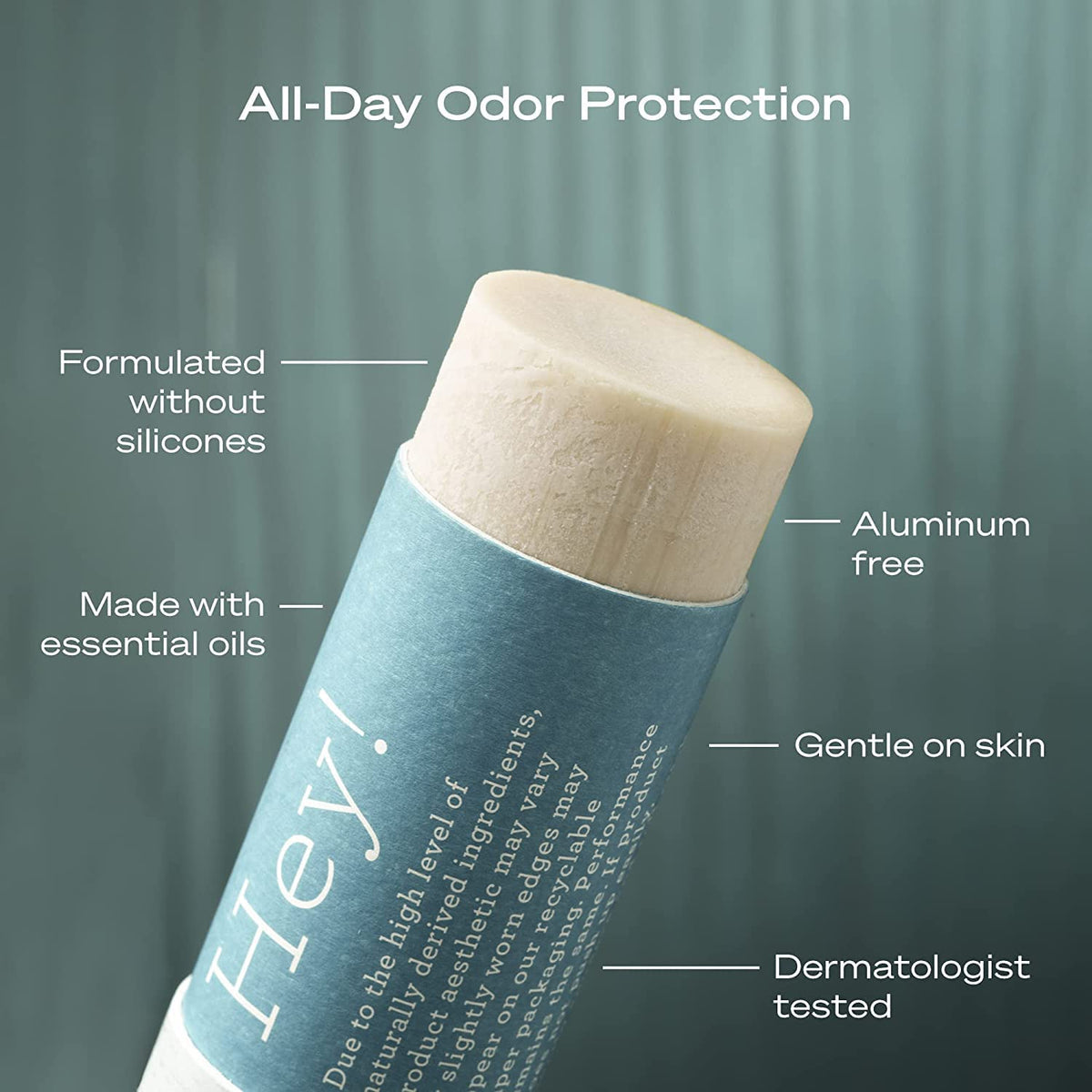 HEY HUMANS Coconut Mint Deodorant side view
