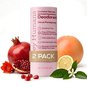 HEY HUMANS Deodorant Citrus Pomegranate front view