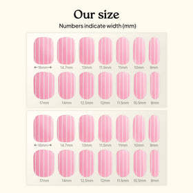heyhae nail strips with included prep pad and nail file