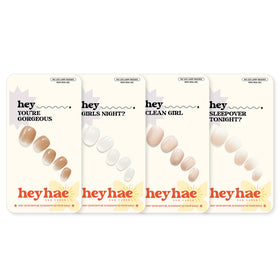 heyhae Semi Gel Nail Strips bundle packaging