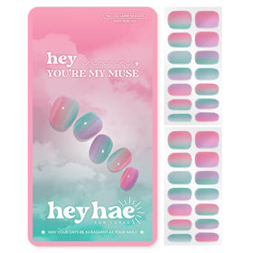 heyhae Semi Gel Nail Strips Hey, You’re My Muse front view
