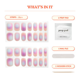 heyhae Semi Gel Nail Strips in a lifestyle scene