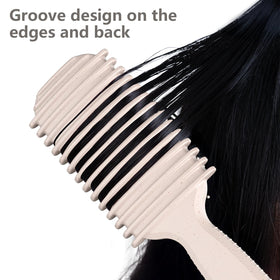 HEZ Curl Defining Brush Set in use on curly hair