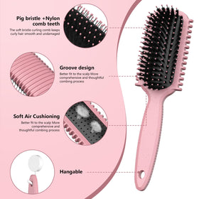HEZ Double Edge Brush for styling hair