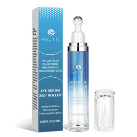 HGTG Eye Serum front view with 360° rollerball applicator