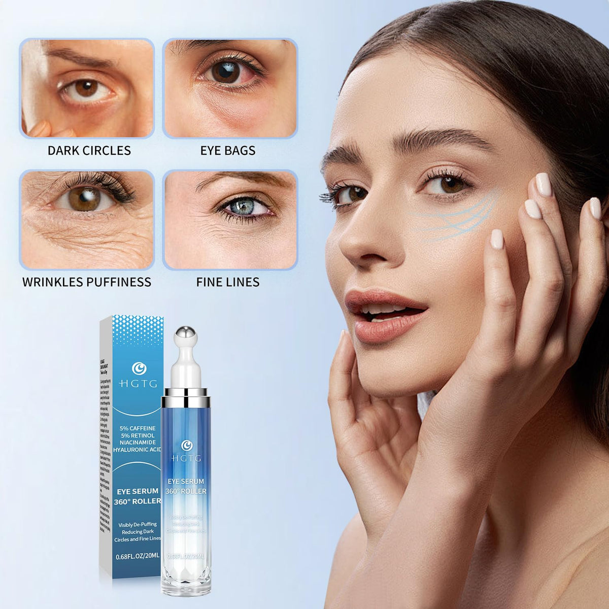 HGTG Eye Serum packaging side view