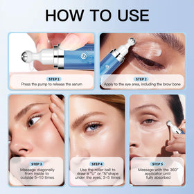 HGTG Eye Serum with a soft focus background