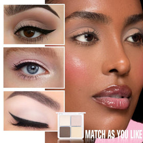 HHLTOH eyeshadow palette in lifestyle setting with brushes