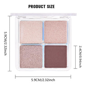 HHLTOH eyeshadow palette lifestyle scene with makeup brushes