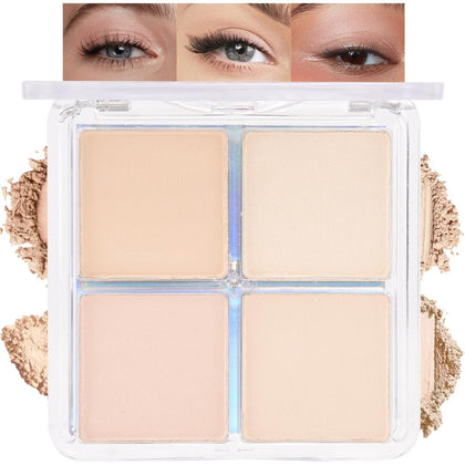 HHLTOH Vanilla Nude Eyeshadow Palette front view with 4 shades