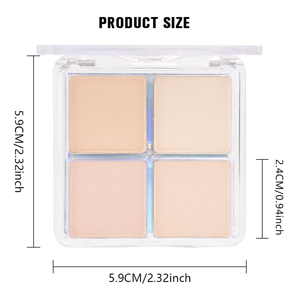 HHLTOH Vanilla Nude Eyeshadow Palette packaging display