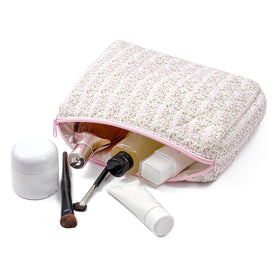 HHQQWZ Makeup Bag side view showing zipper