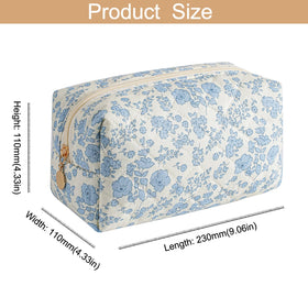 HHQQWZ Makeup Bag zipper detail close-up