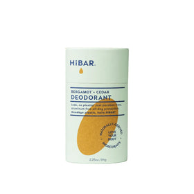HIBAR Bergamot Cedar Deodorant front view, 109g