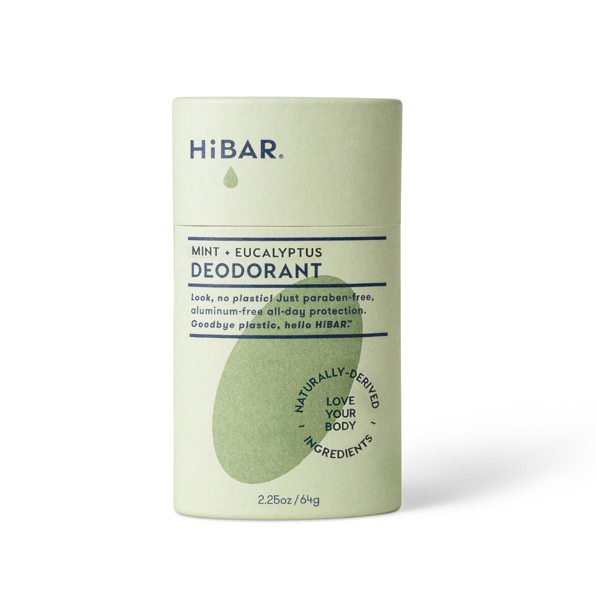 HIBAR Eucalyptus & Mint Deodorant front view