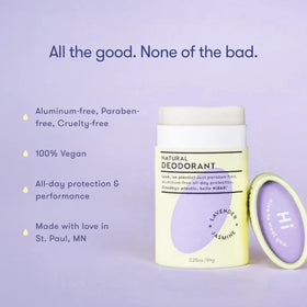 HIBAR Lavender & Jasmine Deodorant application