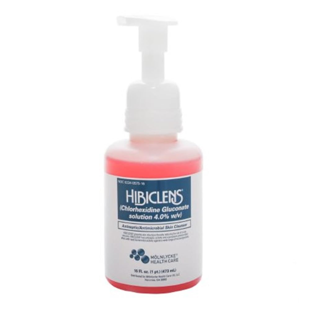 Hibiclens Antimicrobial Skin Liquid Soap foaming pump top view