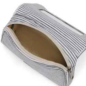 Hibilog Cute Nylon Makeup Bag interior with mirror