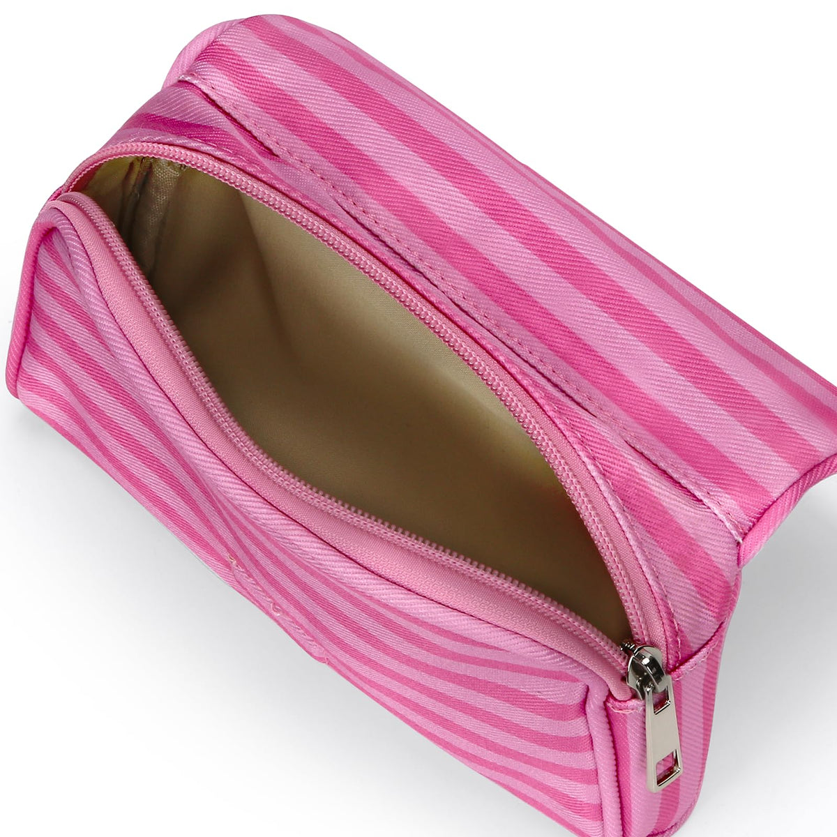 Hibilog makeup bag side view displaying compact size
