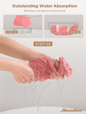 Hicober Microfiber Hair Towel Wrap packaging front