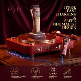 Hidden digital display on SUPRENT barber clippers