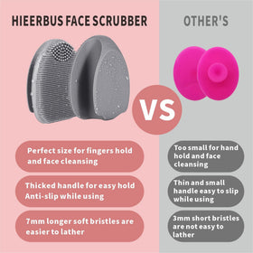 HIEERBUS Silicone Face Scrubber back view