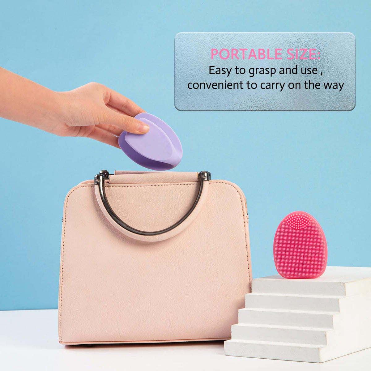 HIEERBUS Silicone Face Scrubber in a gift box