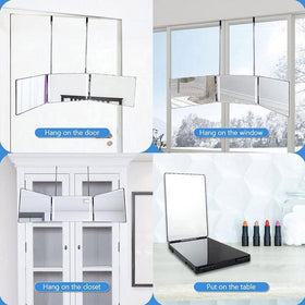 HIEEY 3 Way Mirror packaging display