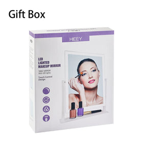 HIEEY Lighted Makeup Mirror side view showcasing design