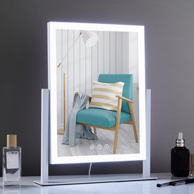 HIEEY Lighted Makeup Mirror with adjustable brightness