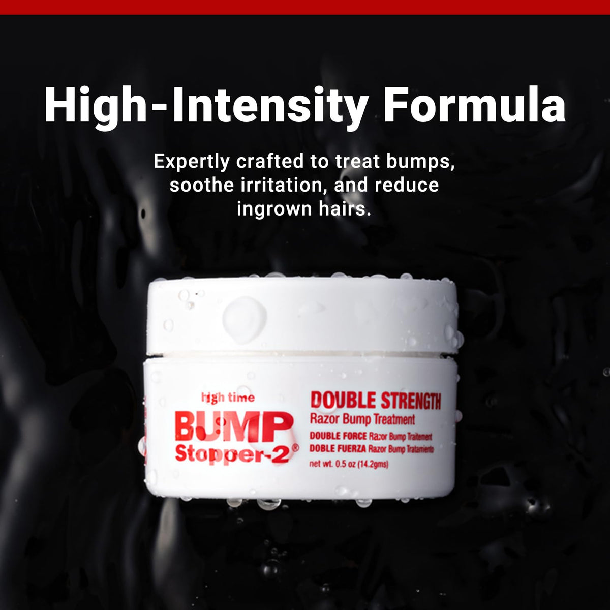 High Time Bump Stopper 2 application on skin