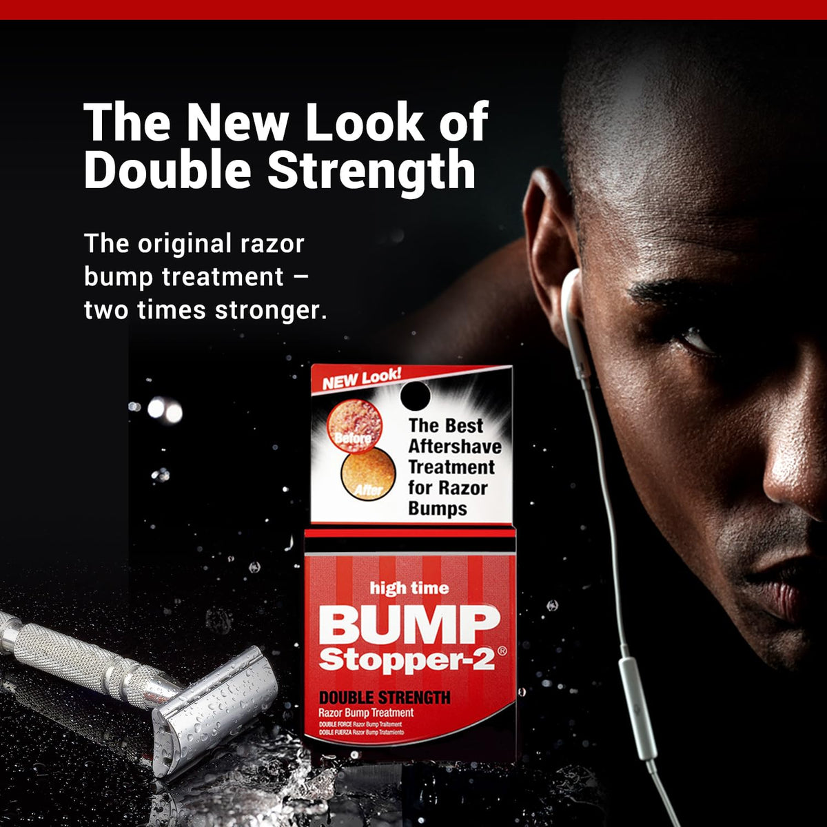 High Time Bump Stopper 2 cream with shaving essentials