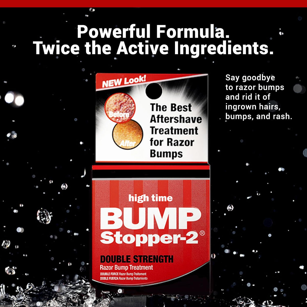 High Time Bump Stopper 2 Double Strength Ingrown Hair Cream texture close-up