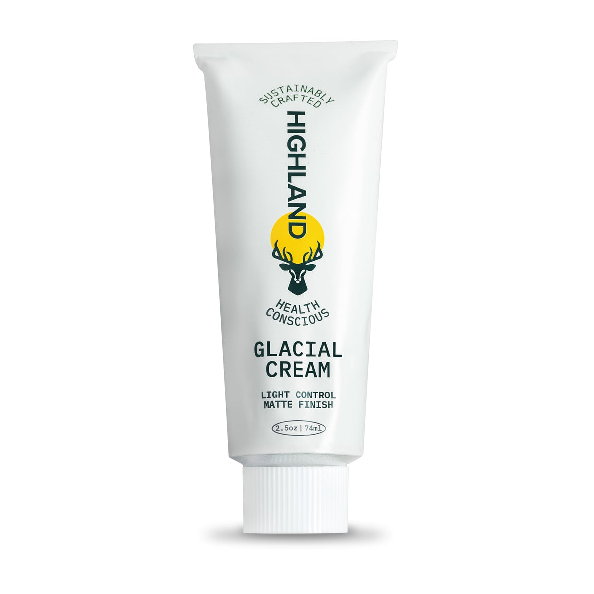 Highland Glacial Cream front view 110g container