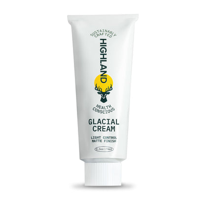 Highland Glacial Cream front view 110g container