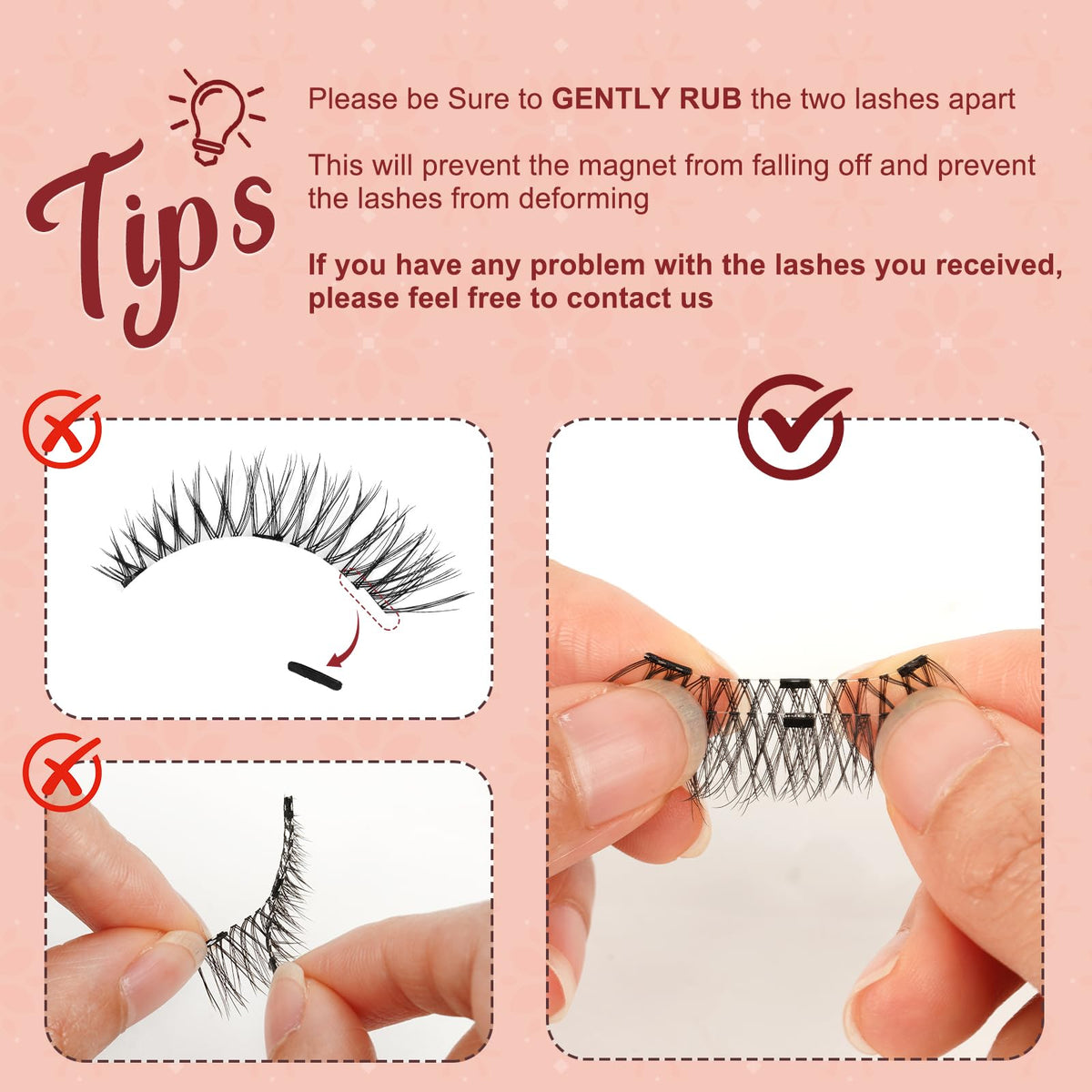 Higu clace magnetic eyelashes kit packaging